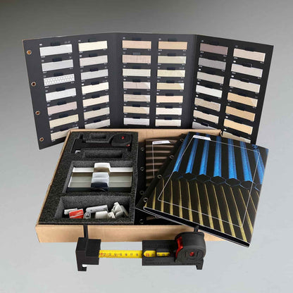 Cosiflor-Plissee Musterbox